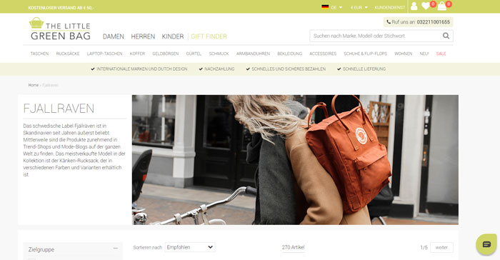 Der Online Shop für Mode und Accessoires bringt schwedisches Design